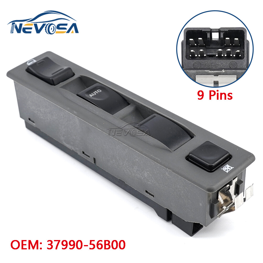 Master Power Window Control Switch for 1996 1997 1998 Suzuki X-90 37990-56B00