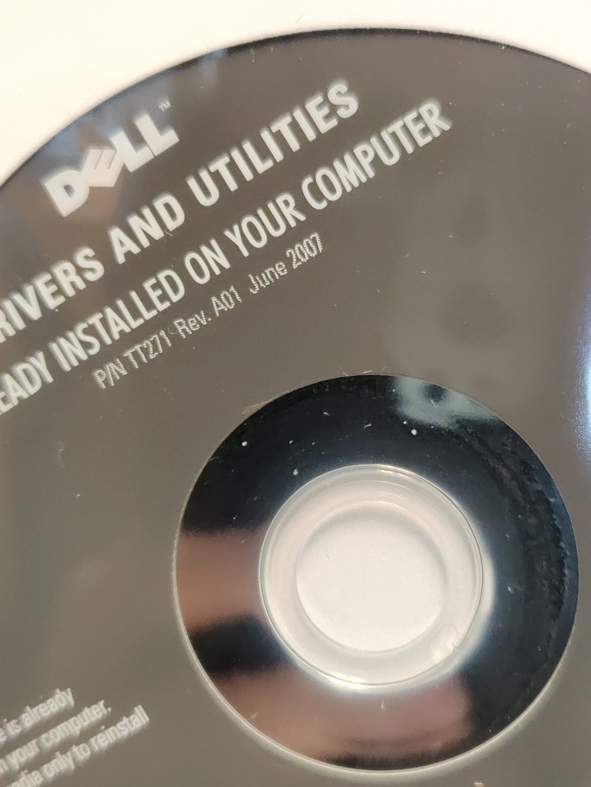 Dell Drivers and Utilities (Already Installed) Software Disc - 6/2007 Sealed