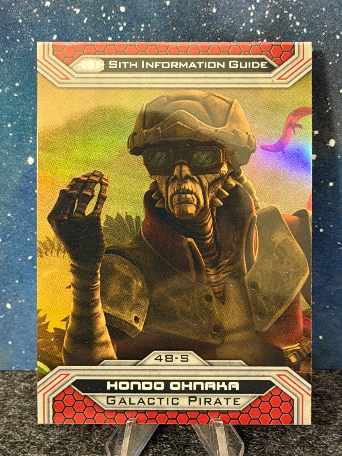 2015 Topps Chrome Star Wars Perspectives Refractor #48-S Hondo Ohnaka 🌌