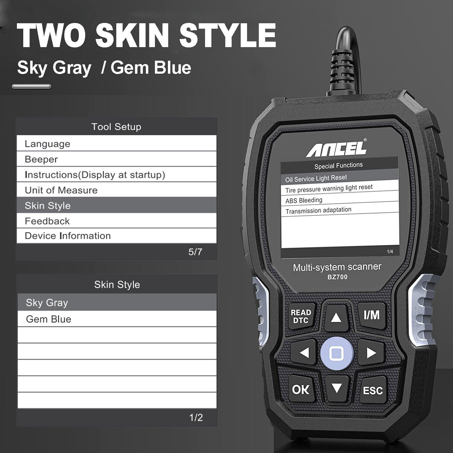 ANCEL Fit for Mercedes Benz Scanner OBD2 All System Diagnostic Tool Code Reader