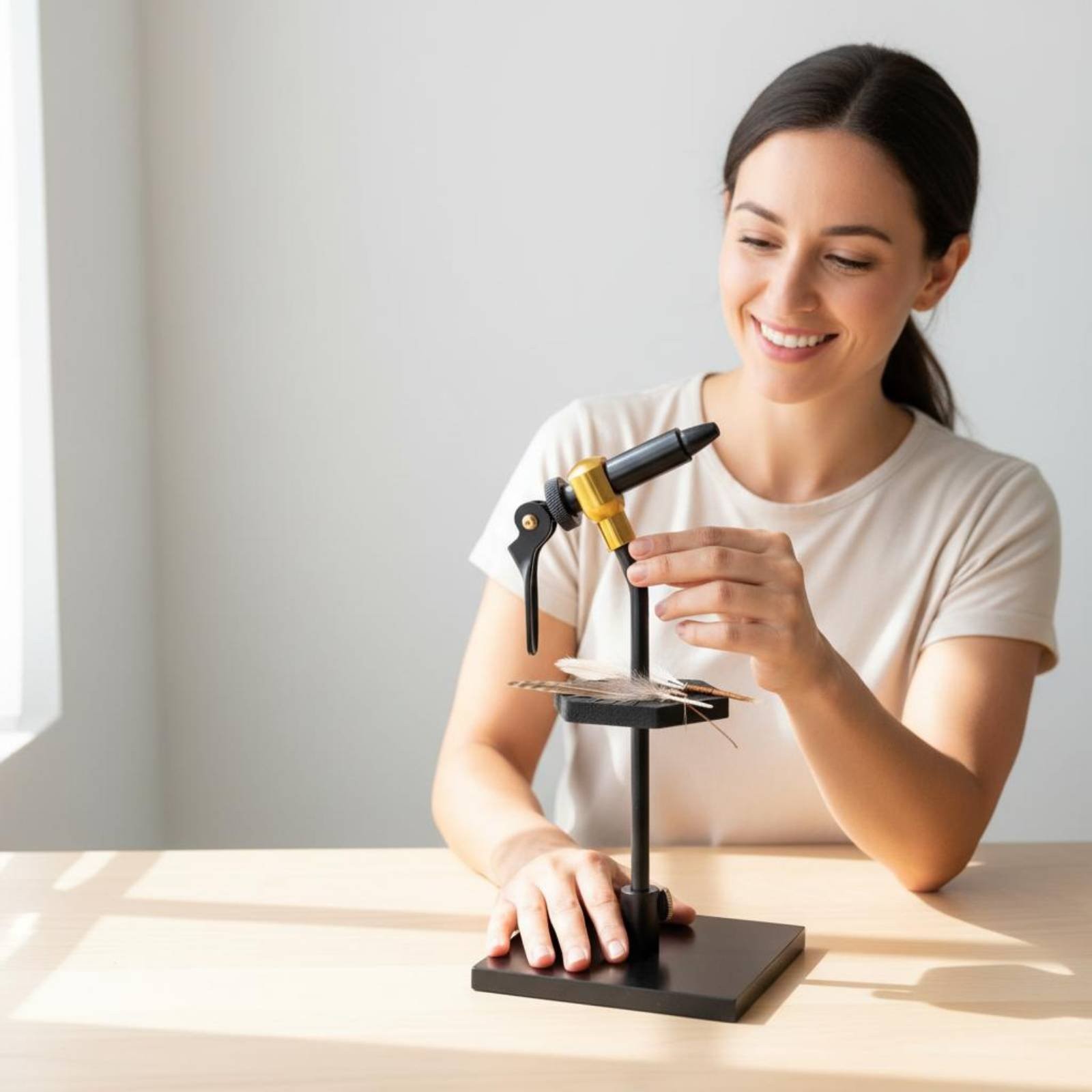 Fly Tying Vise Beginner Beginner-Oriented Angling Gear High Strength