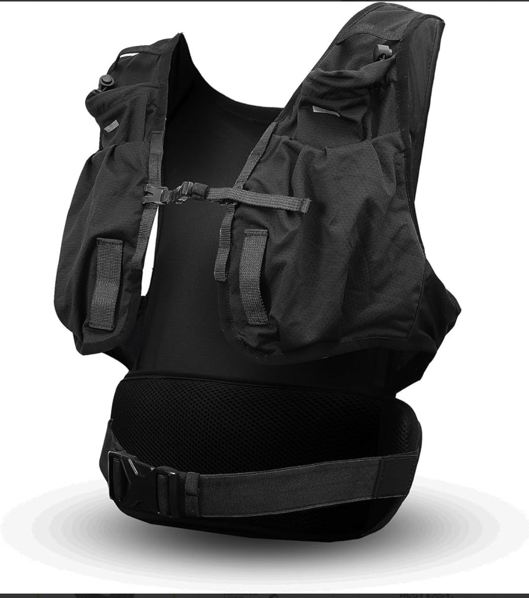 Packable Running Vest Hydration Backpack Adjustable Unisex NWT