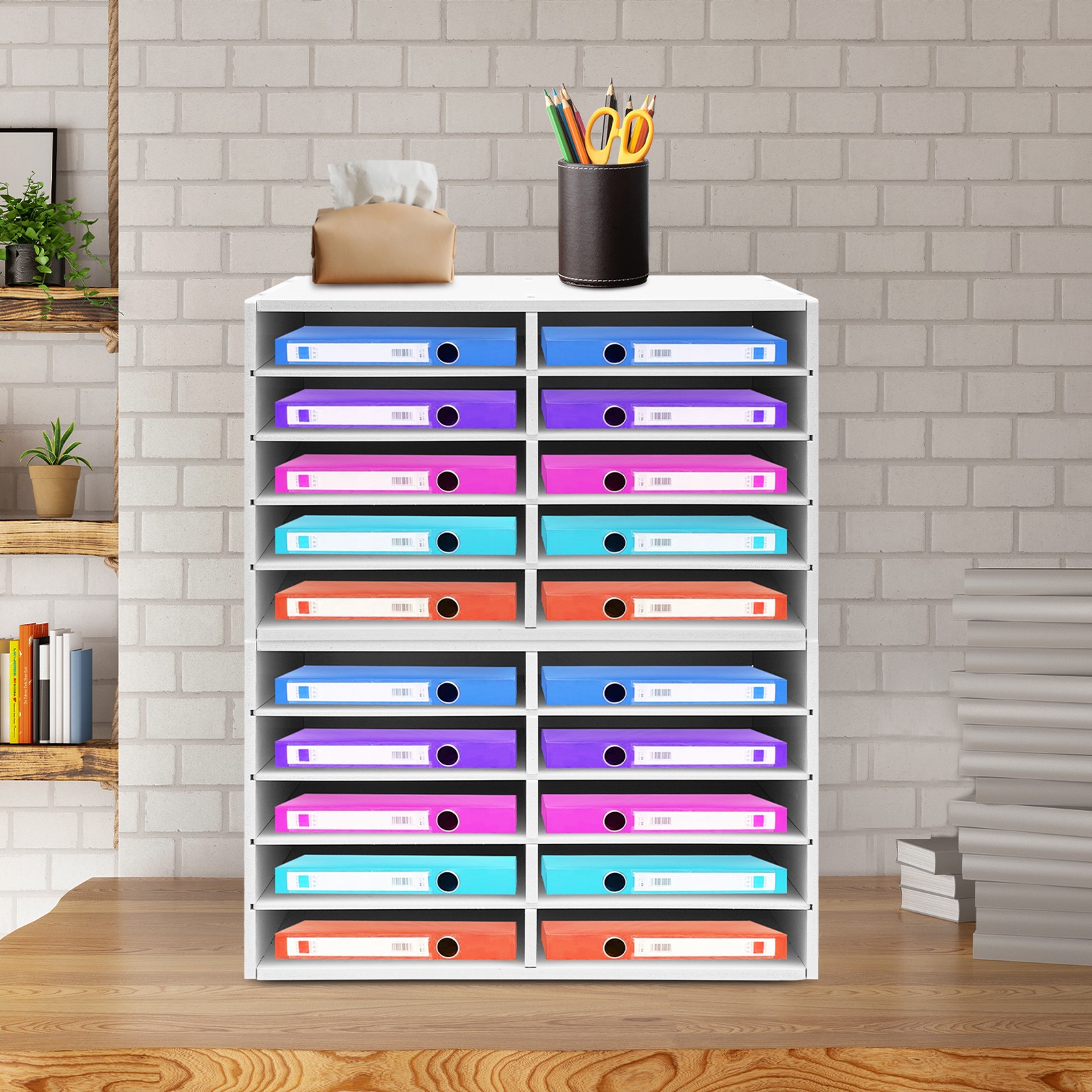 2 pcs Paper Storage Cabinets Office File Storage Cabinet File Storage Cabinet