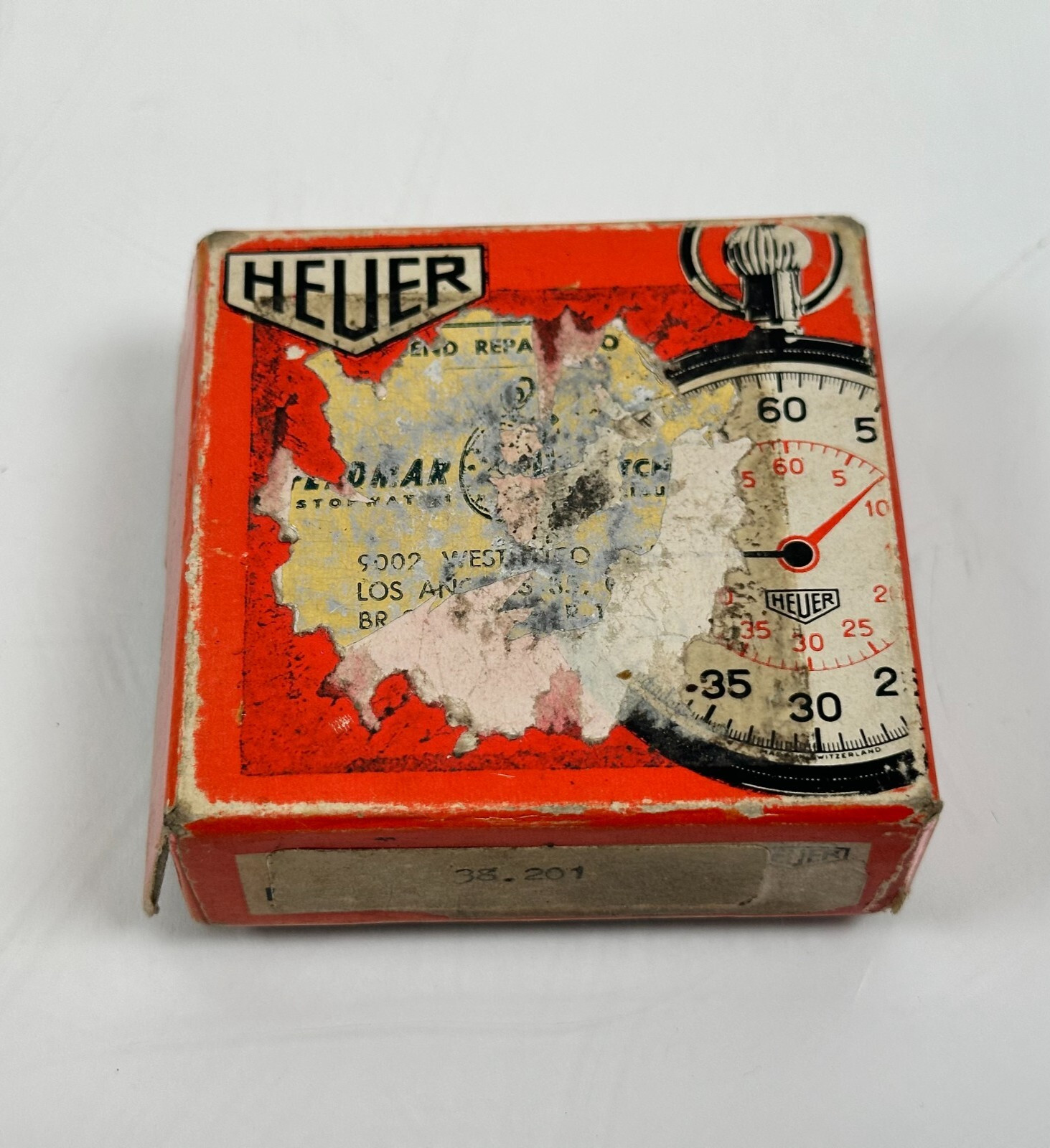 Vintage Tag Heuer Stopwatch Thomas w/ Original Box