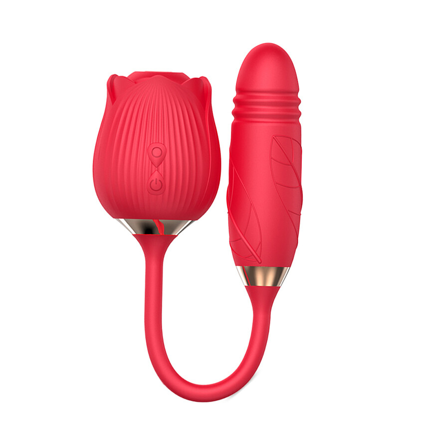 2in1-Rechargeable-Women-Rose-Massage-Vibration-Sucker-Thrusting-Use-Lubricant