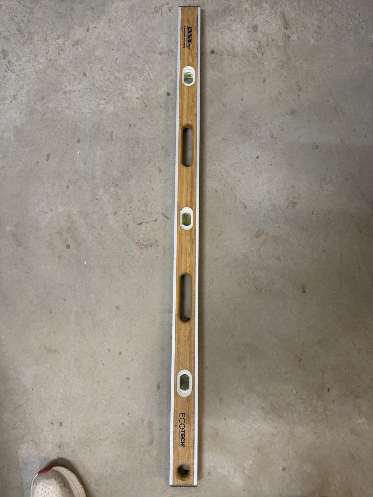 Johnson Level 48" EcoTech Wood Level Model Number 1610-4800
