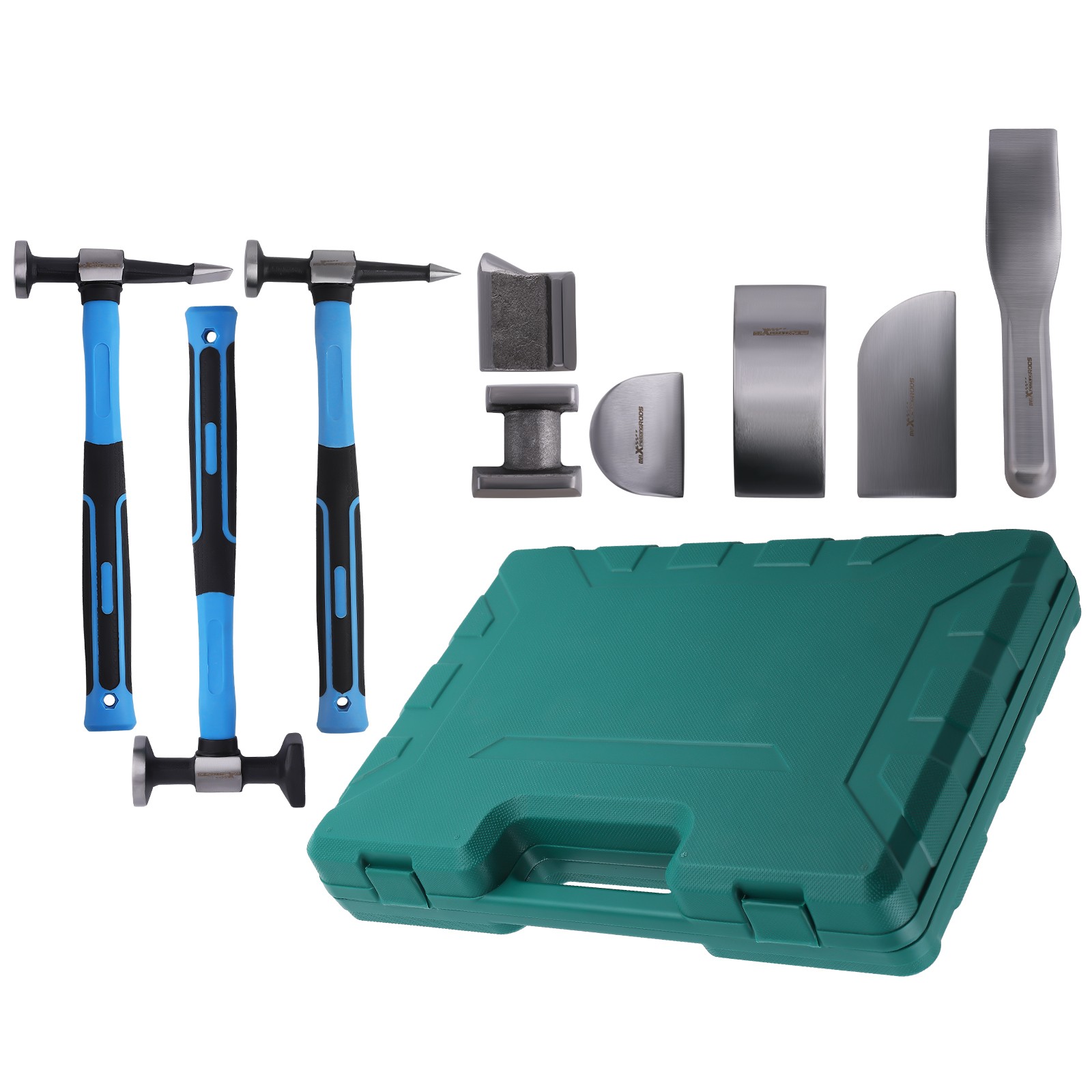 9 Pcs Auto Body Panel Fender Hammer Dolly Set Sheet Metal Repair Tool Kit New