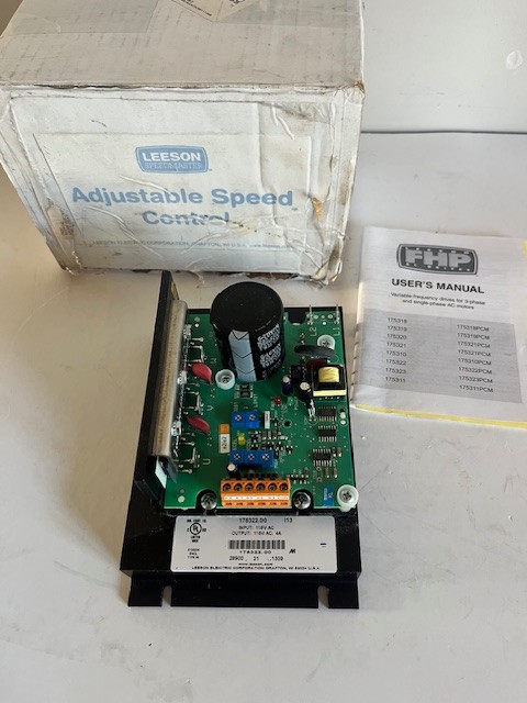 Leeson 175322.00 Variable Speed Drive Control 1/2 HP 115VAC 4A FHP Series NEW