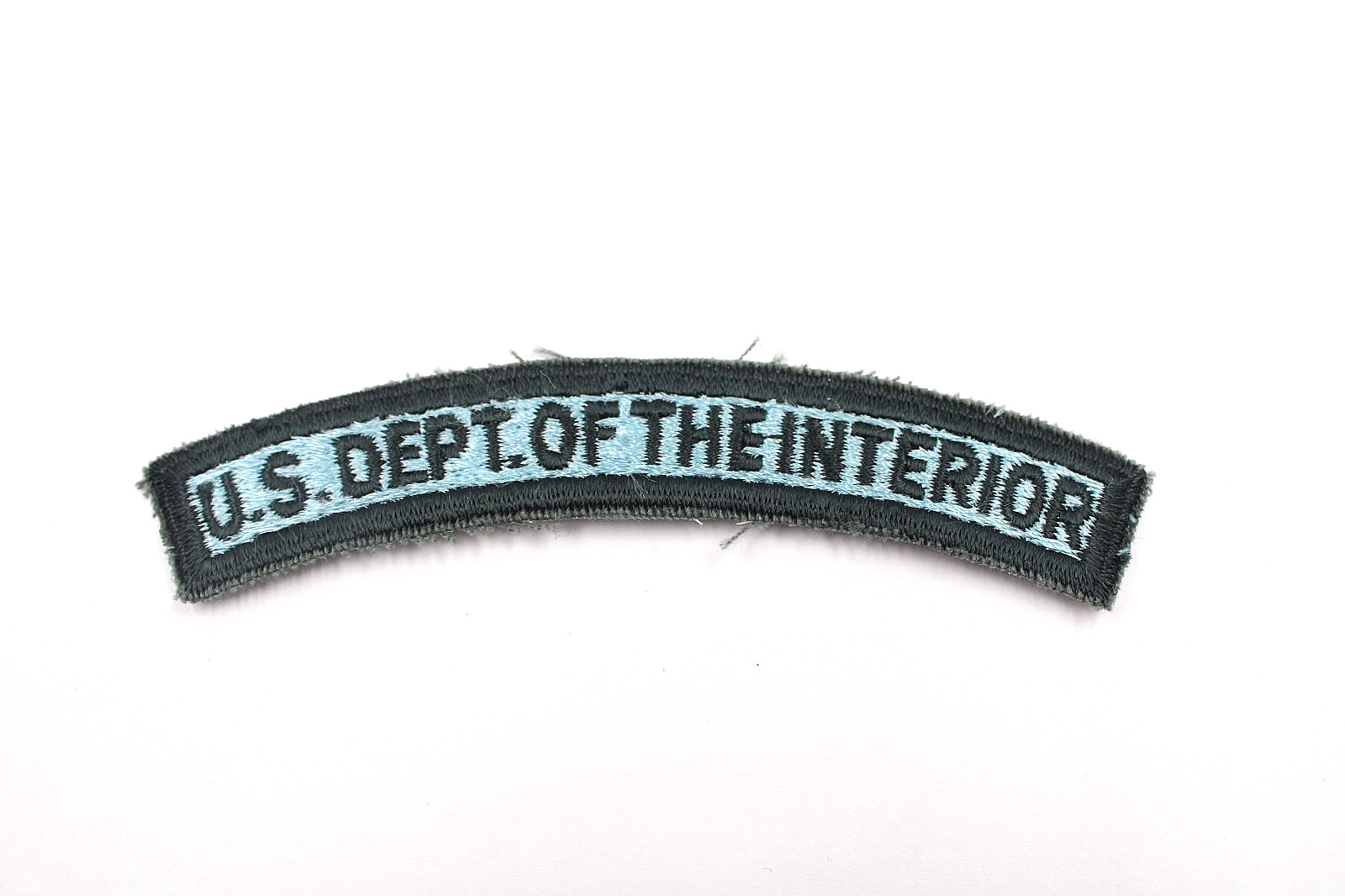 PATCH SEW ON OLDER 5 INCHES TAB US DEPT OF THE INTERIOR