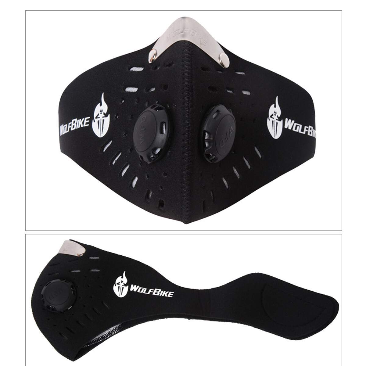 Breathable Face Mask Anti Gas Smoke Half Face Mask Reusable For Outdoor Sports