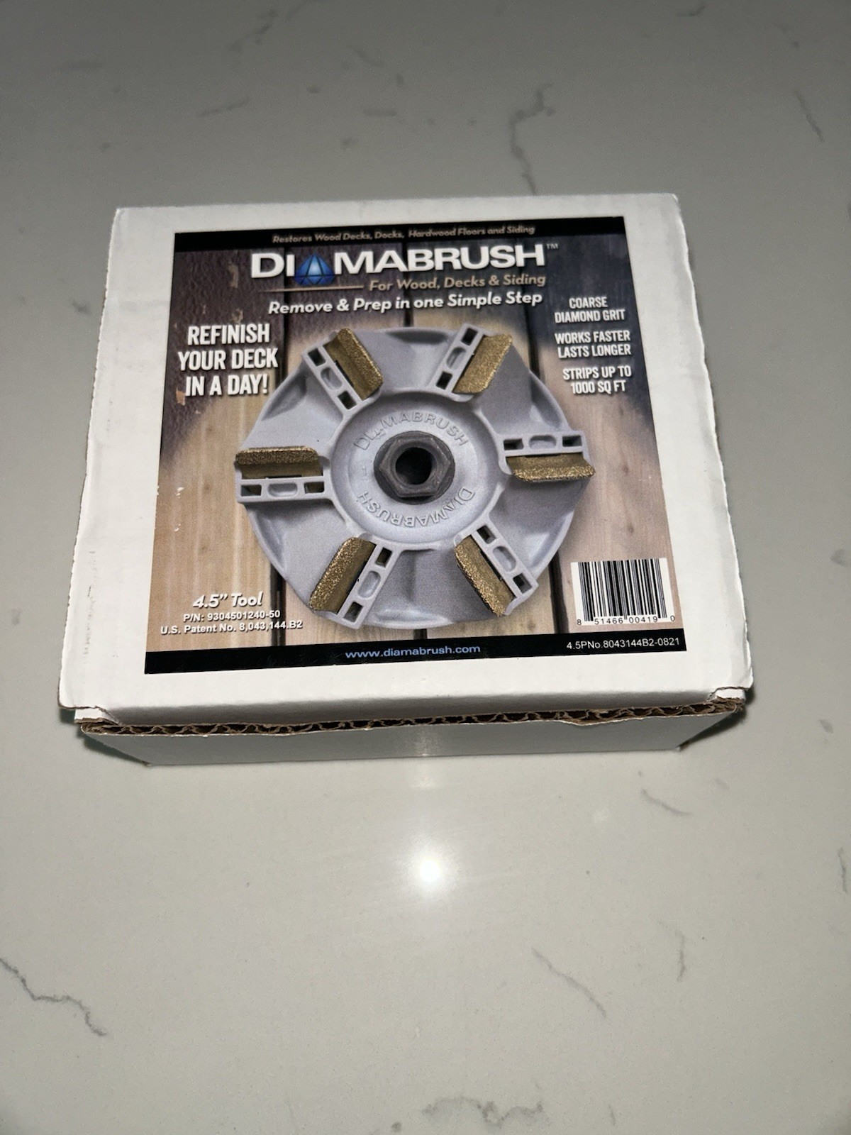 NEW Diamabrush Wood Deck Removal Tool 4-1/2 In. 9304501240-50 BOXED