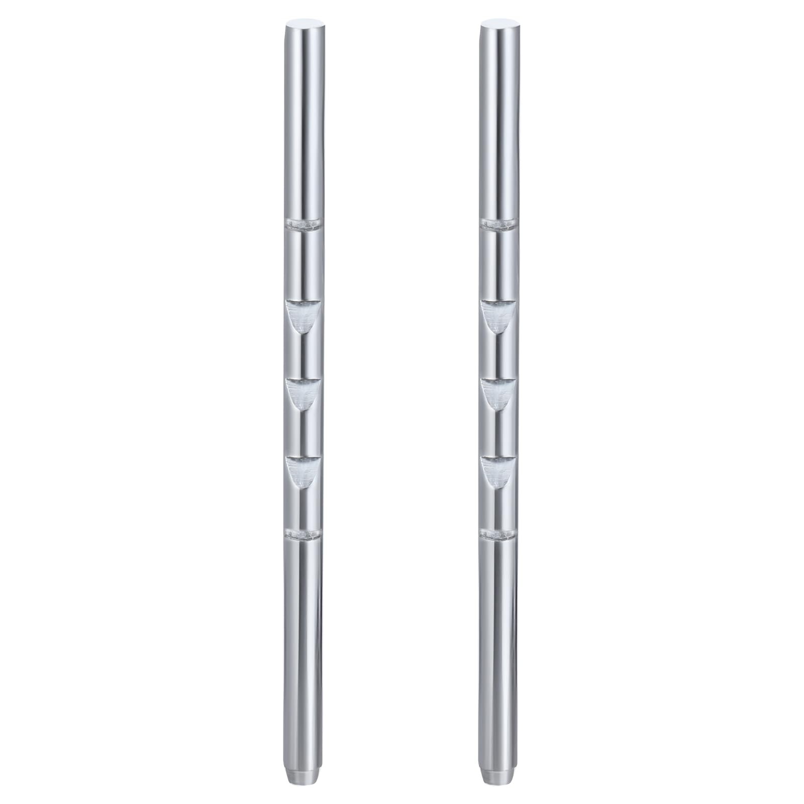 Beatifufu Rv Seat Headrest Rod Straight Metal Pole 19.00X1.00X1.00CM, Silver
