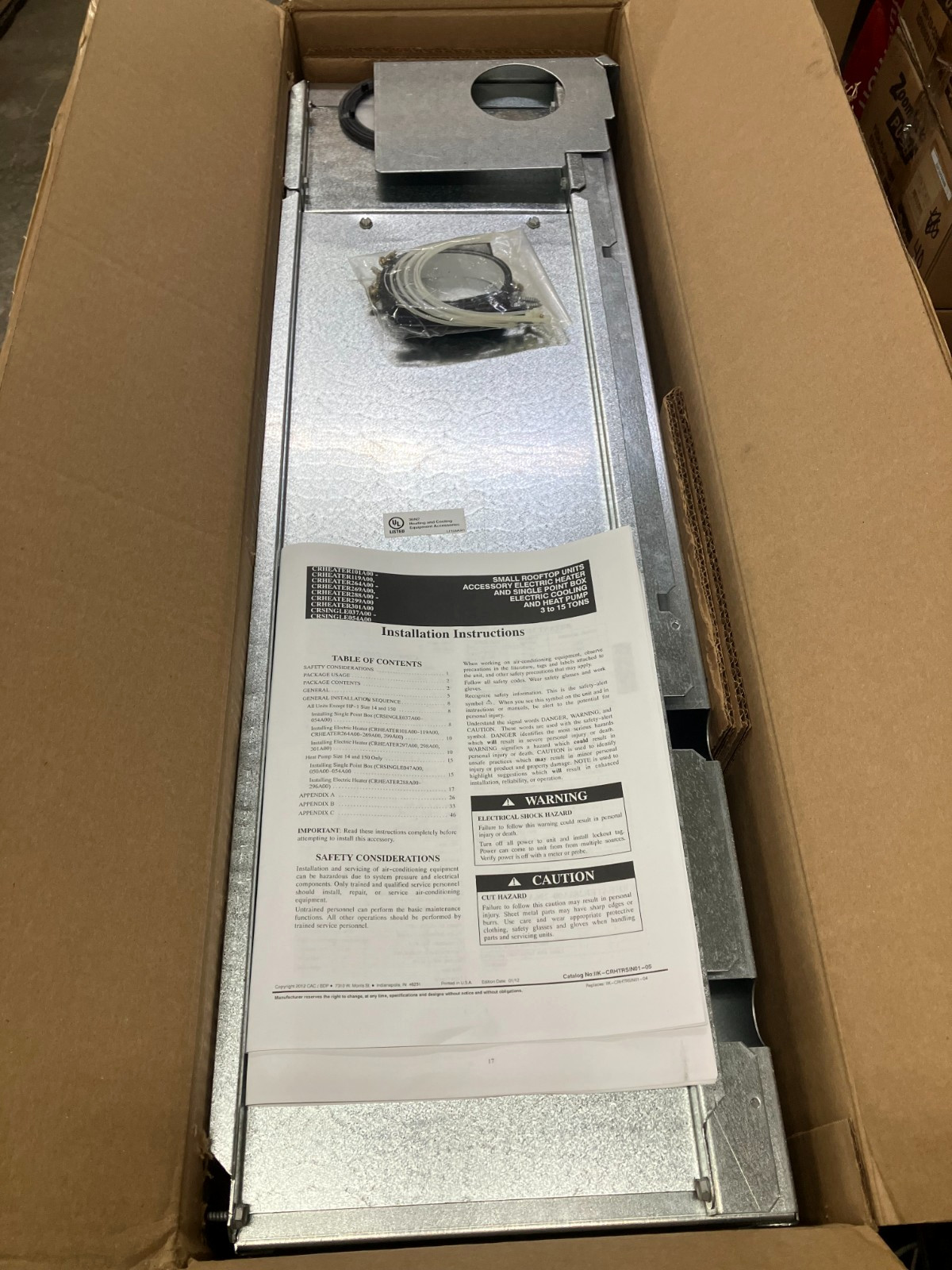Carrier CRSINGLEA050A00 Single Point Connection Kit Brand NEW in Box