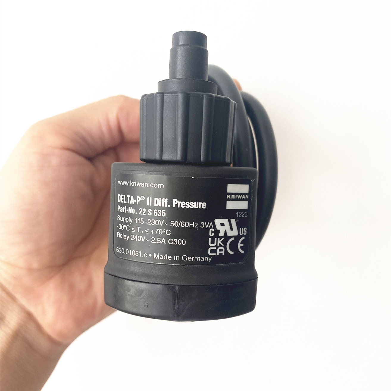 1pcs Kriwan DELTA-PⅡ 22S635 Compressor Oil Pressure Differential Switch
