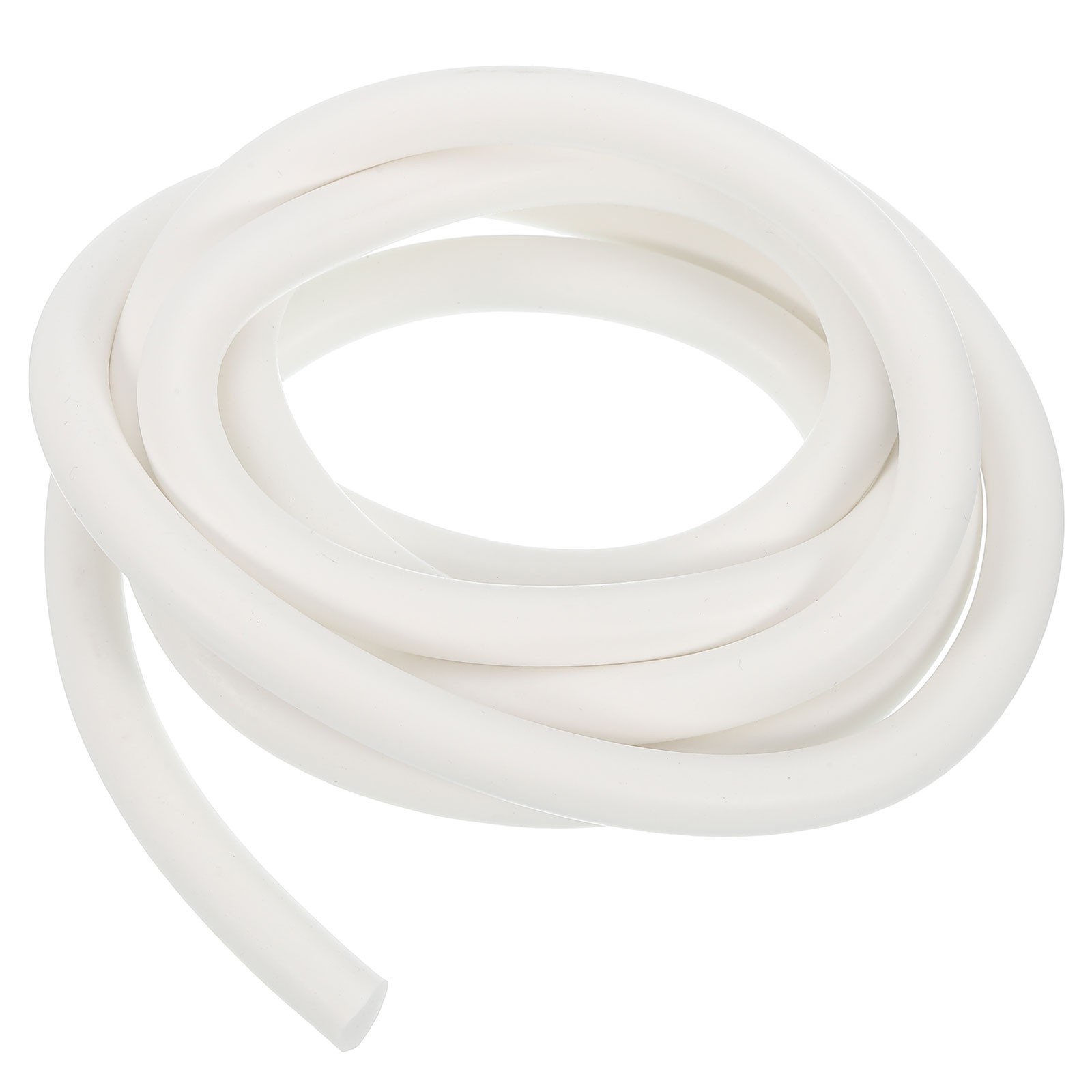 Silicone Foam Seal Strip 8.5mm(0.33") Dia 1.5 Meters(4.92Ft) White