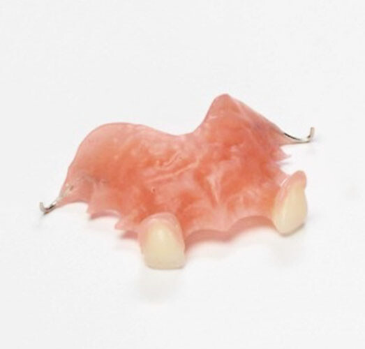 CUSTOM MISSING TEETH FLIPPER Stayplate Upper Lower Tooth Replacement Dental