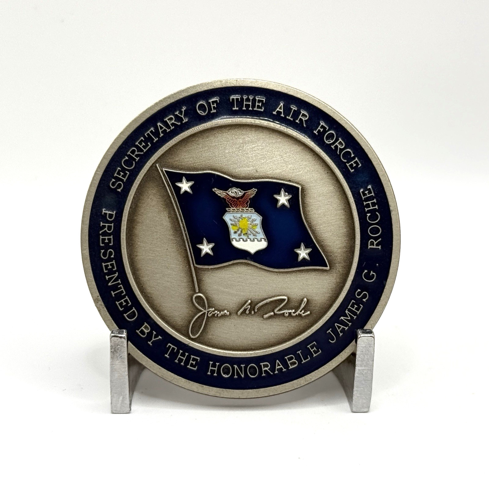 CHALLENGE COIN - 20th Secretary of the Air Force James G. Roche SECAF 2001-2005