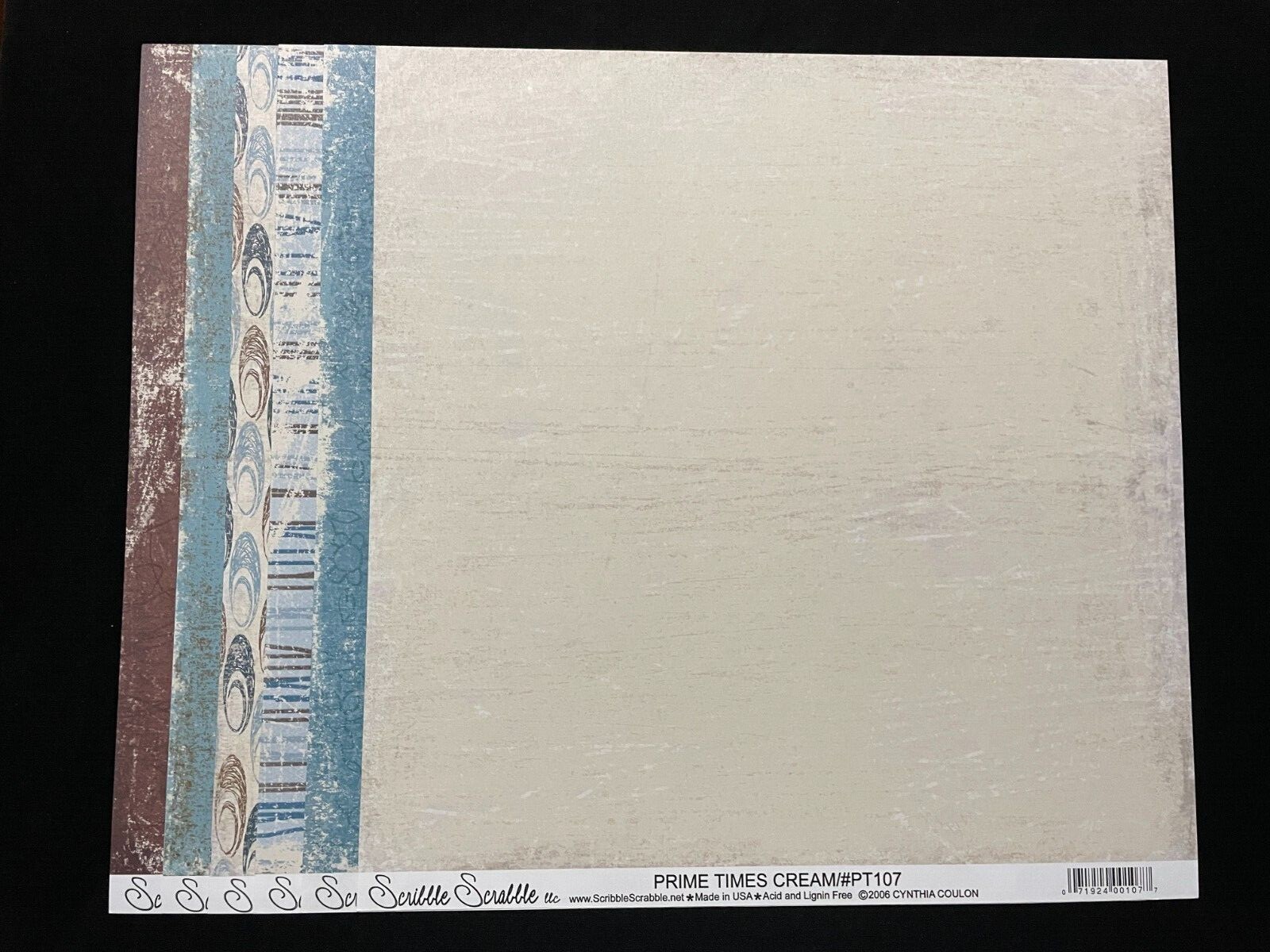 SCRIBBLE SCRABBLE "PRIME TIMES" 12X12 SS HEAVY PAPERS
