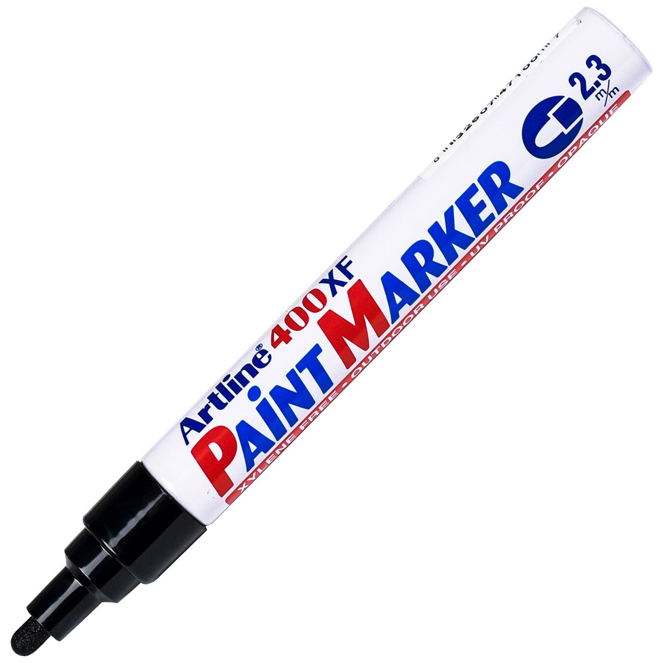 Artline 400XF EK-400XF Paint Marker, Black, 2.3mm Bullet Point 47100