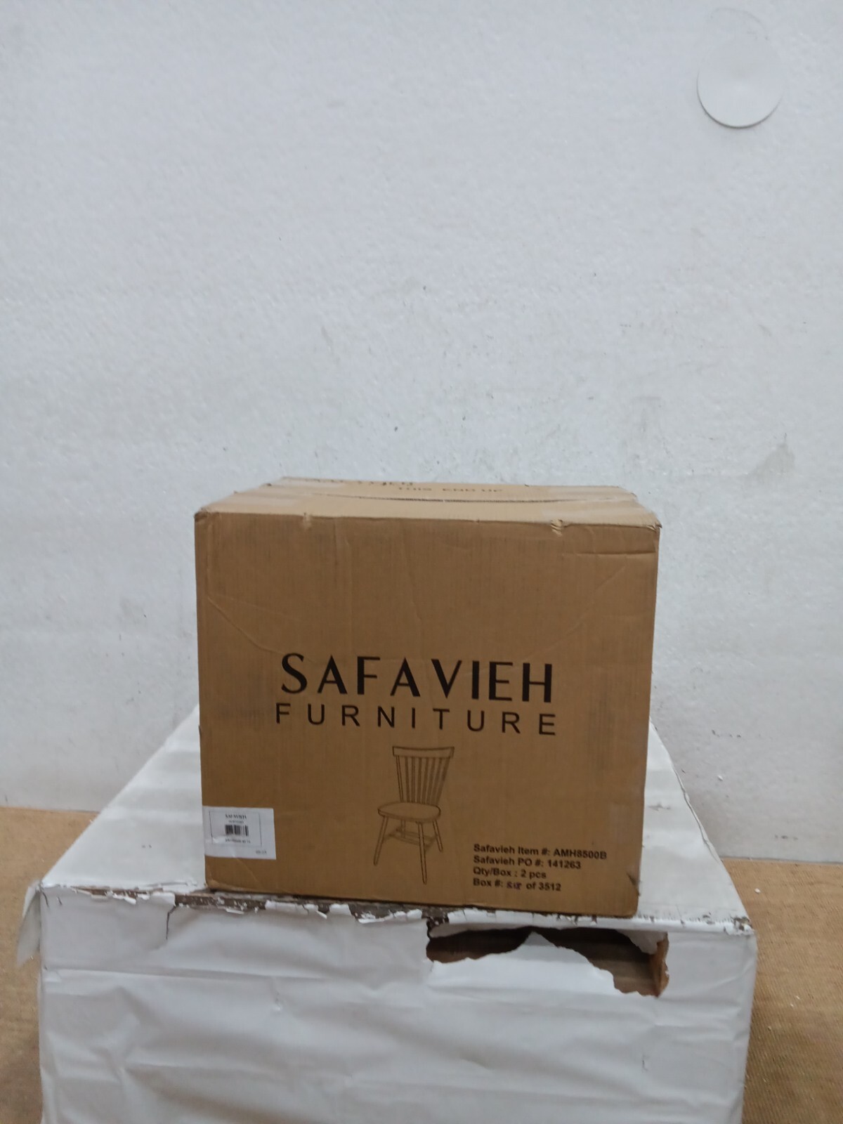 Safavieh PARKER SPINDEL SIDE CHAIR, Reduced Price 2172729431 AMH8500B