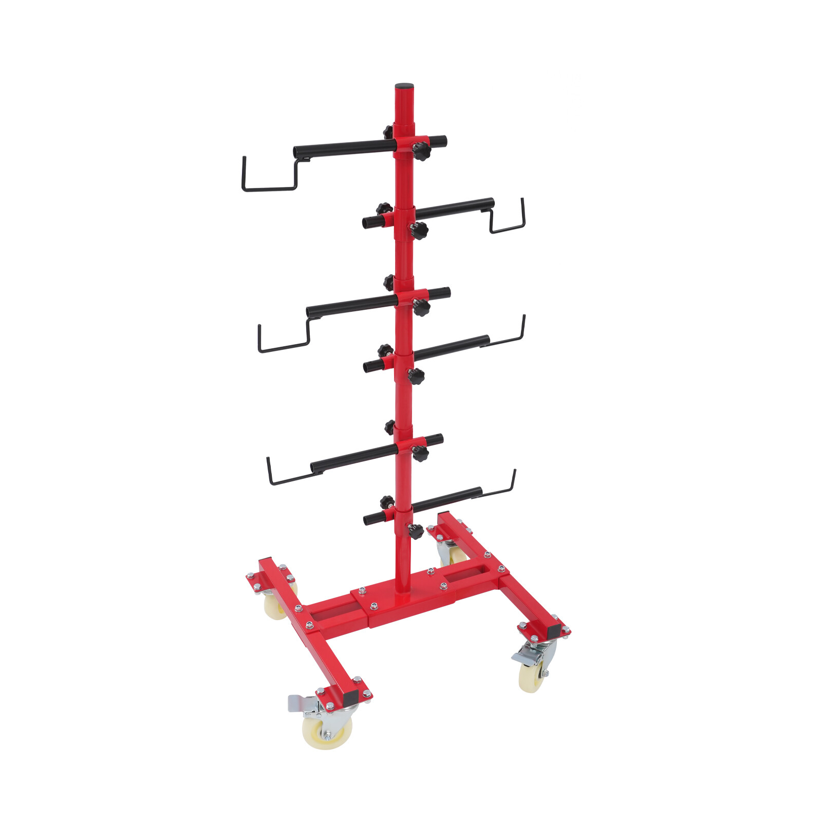 Panel Tree Paint Stand Panel Holder Car Panel Painting Stand w/ 6 Hooks 150lbs