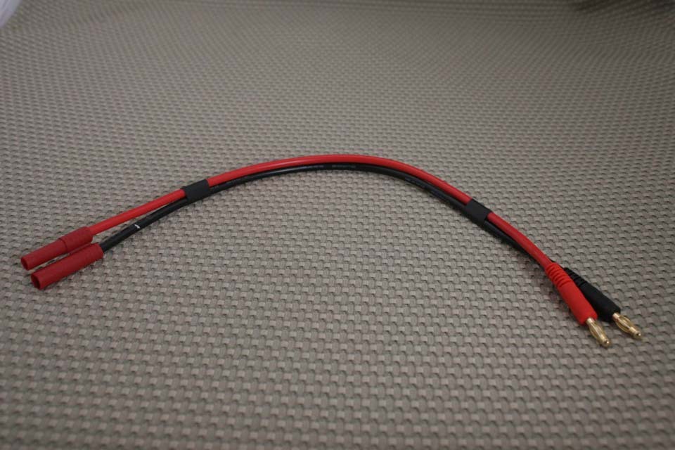 HXT 4mm TO BANANA PLUG BATTERY CHARGE 12AWG LEAD CABLE CONNECTOR USA SELLER