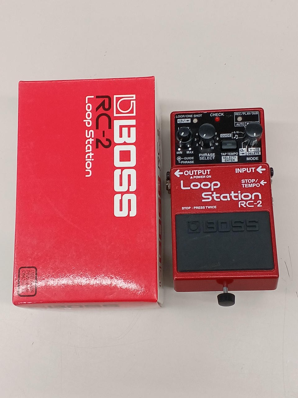 BOSS RC2 Loop Station Guitar Pedal Time Based Looping Compact Ready to Use