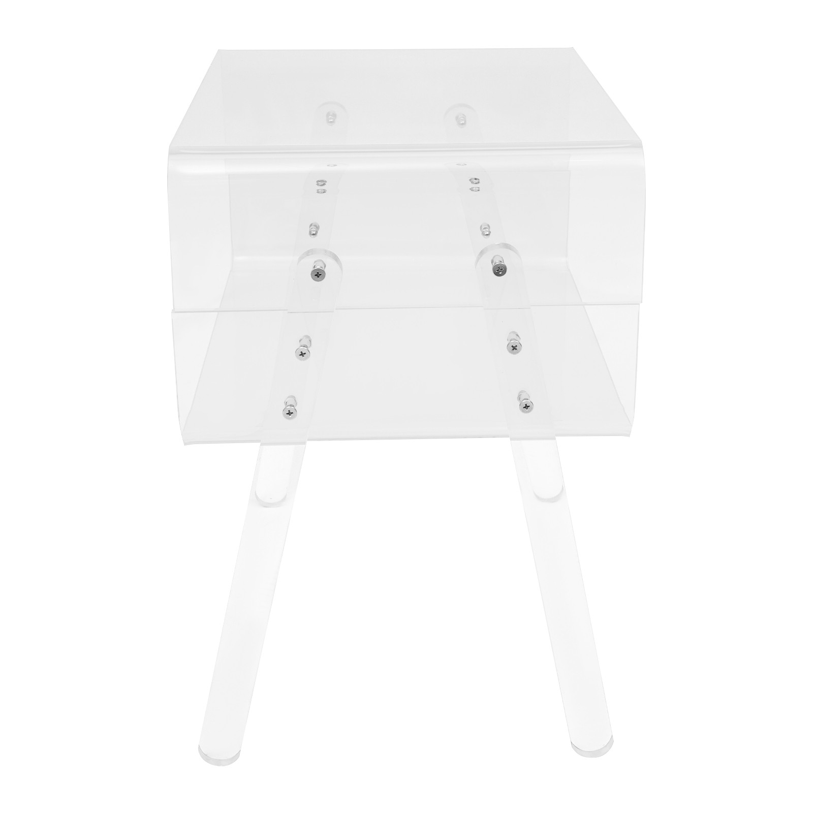 Acrylic Storage Rack Mobile Storage Cart Storage Rack for Kitchen Bathroom
