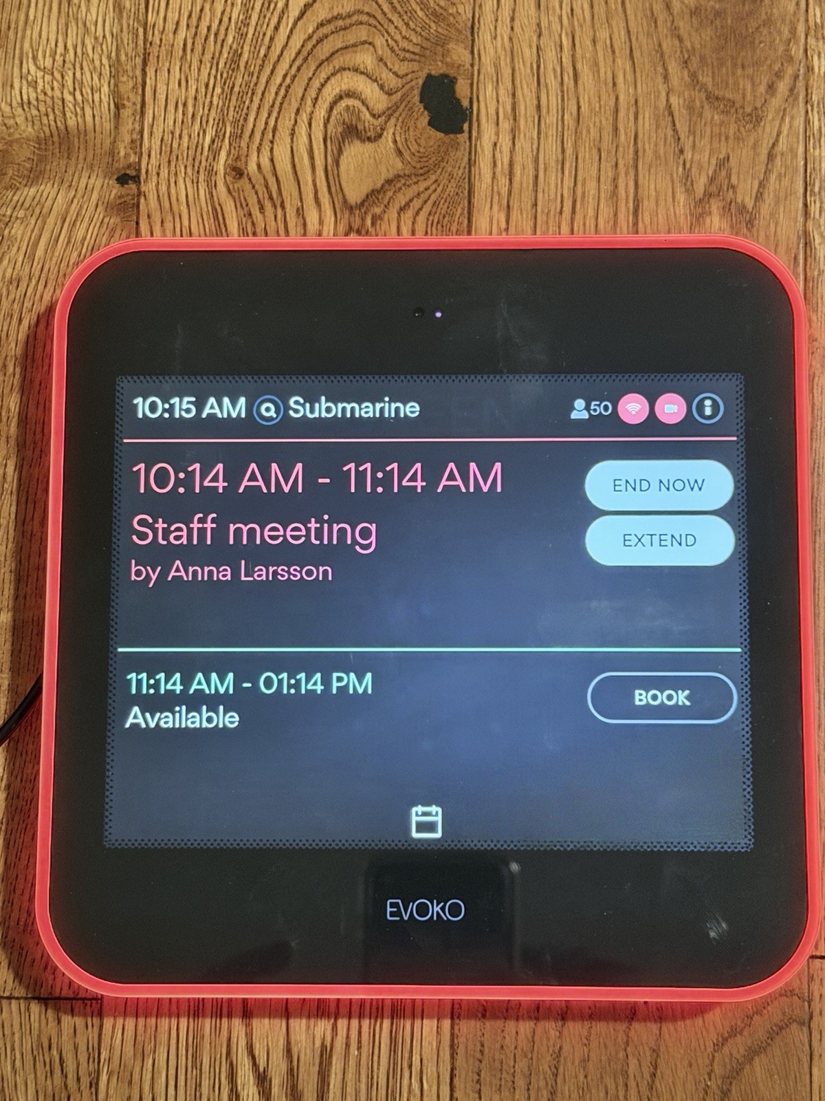 Evoko Liso ERM2001 Room Manager Grade B Screen Ghosting Unlocked Factory Reset