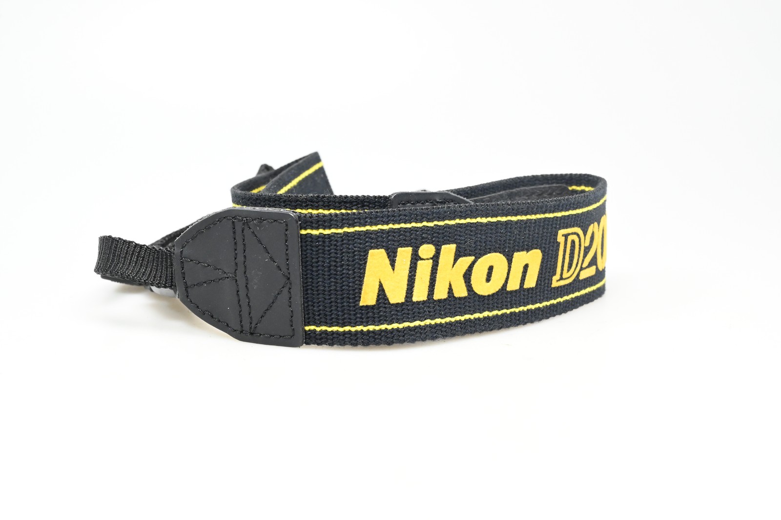 Nikon D200 1.5" Black Yellow Stitch Neck Strap #G116