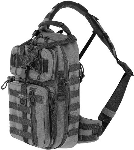 Maxpedition Sitka Gearslinger Wolf Gray 0431W Measures 10 1/2" x 7" x 18". 1000-