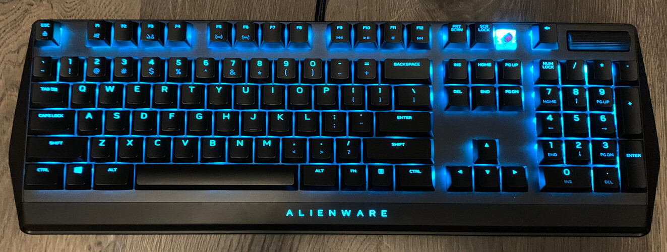 Alienware AW510K BLACK BACKLIT GAMING KEYBOARD KEYCAPS KEYS (AW510K)