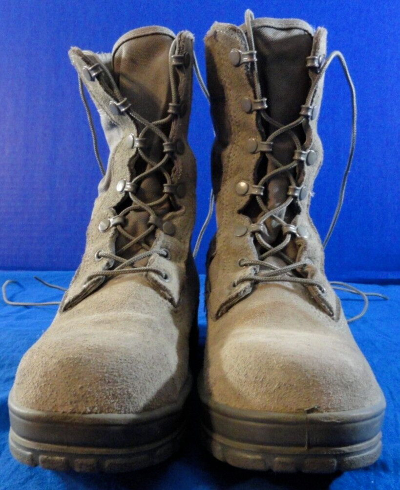 BATES 00710 FOILAGE SAGE GREEN ASTM F2413-05 BDU COMBAT BOOTS USA SIZE 7.5 M