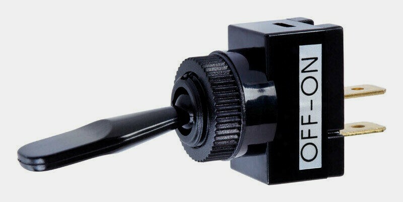 Jandorf Equipment Auto/Marine TOGGLE SWITCH Black Single Pole Off/On 61112 NEW!