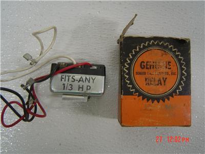 Genuine Sealed Unit Parts Snap-In Relay TK 13