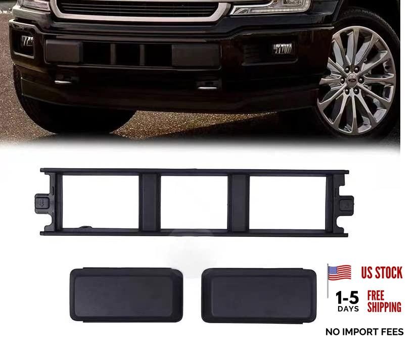 Front Bumper Cover Lower Grille Trim Panel Plastic Fit For 2018-2020 Ford F150
