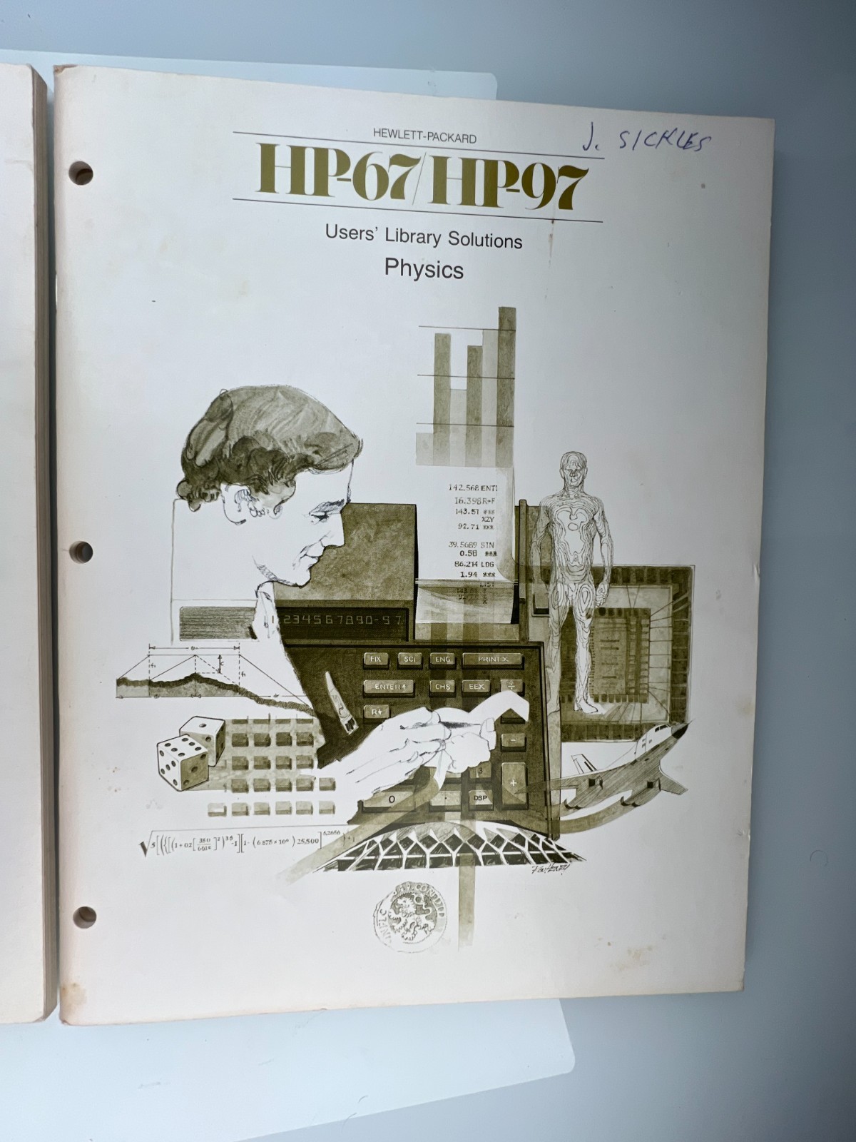 Hewlett-Packard HP-67 HP-97 Library Solutions Math Physics Manuals Lot 67 97