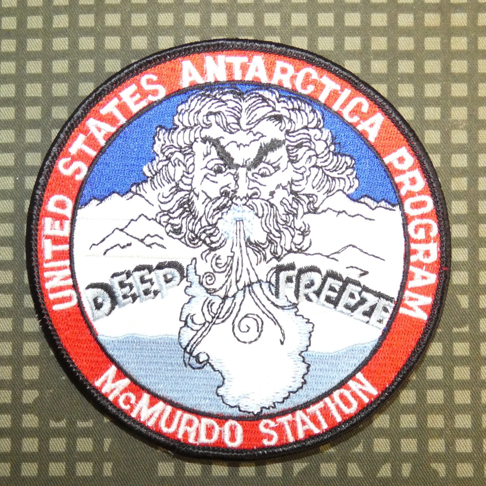 USCG US Coast Guard Antarctica Program McMurdo Station Full Color Patch