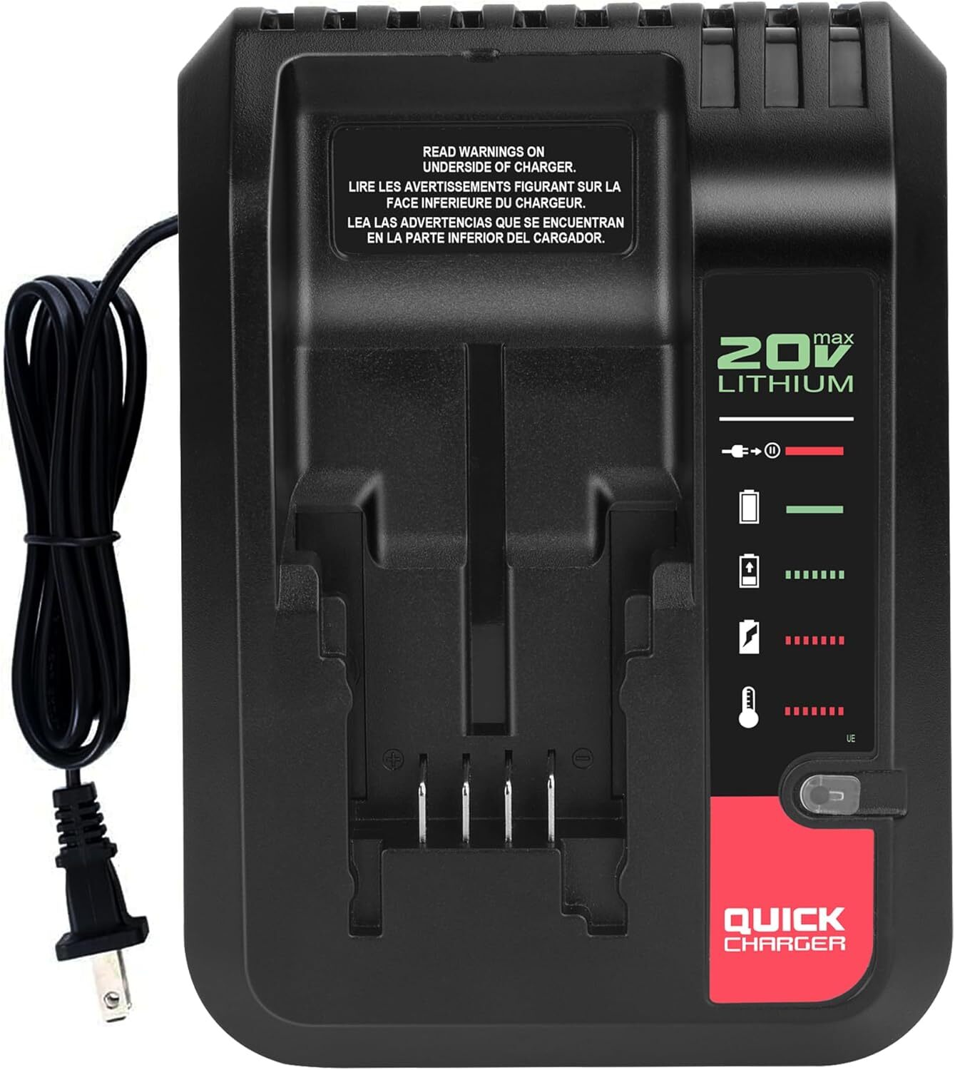 20V Lithium Battery LBXR2020  Replacement for Black & Decker 20V Battery Charger