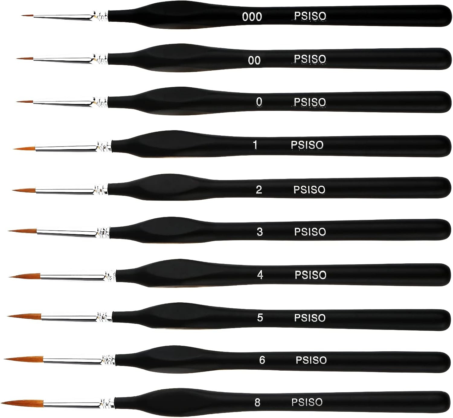 10 PCS Miniature Paint Brushes Kit, Fine Detail Painting Brush Micro Professiona