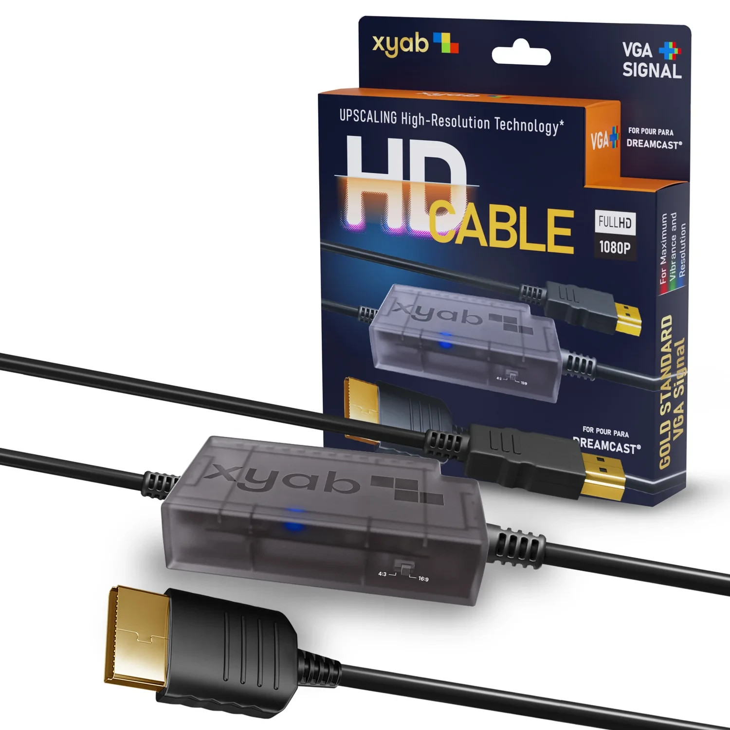 Sega Dreamcast RGB+ HD Link Cable AV to HDMI Upscaler - Brand New!
