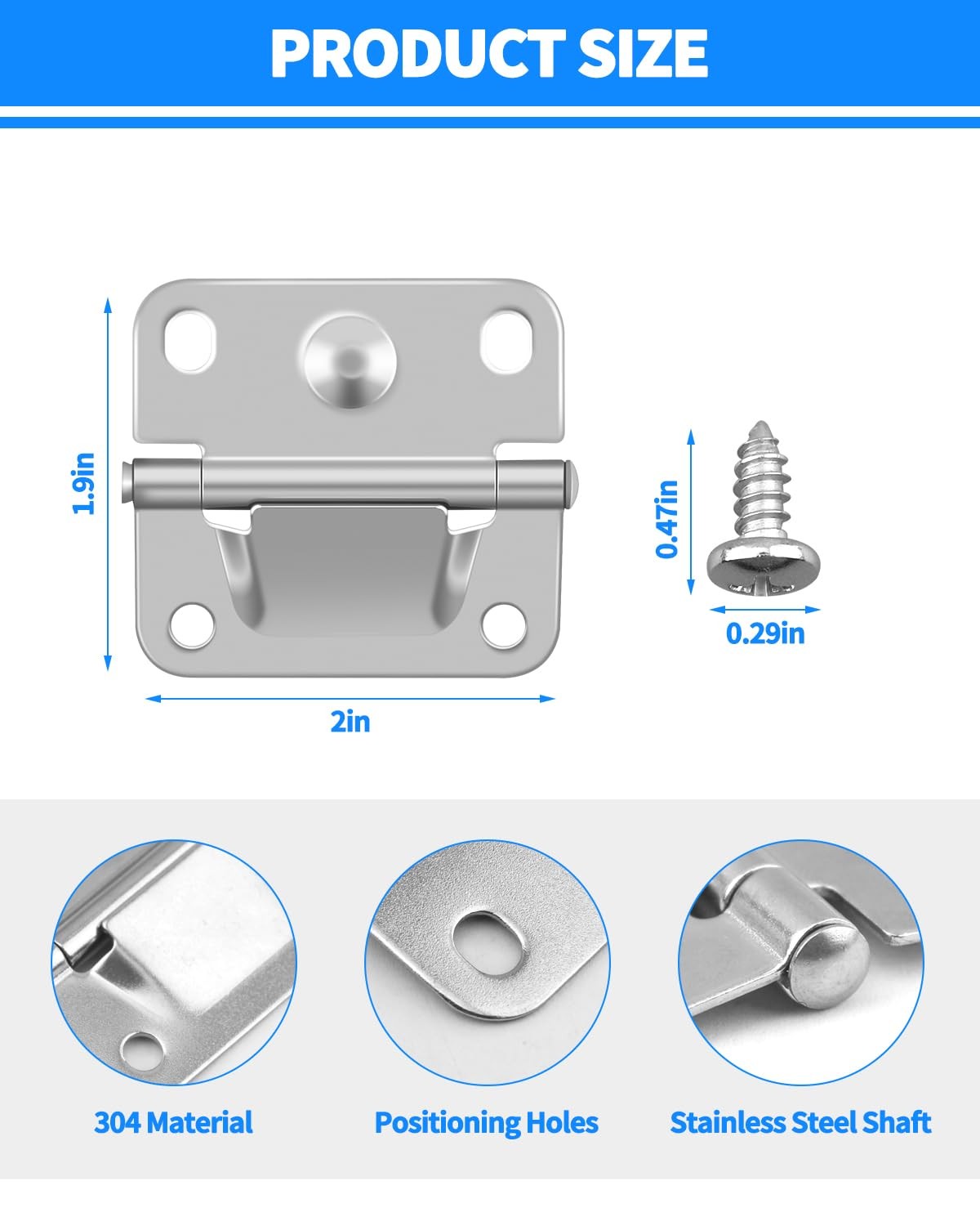 Cooler Stainless Steel Hinge Replacement for Coleman Camping Coolers...