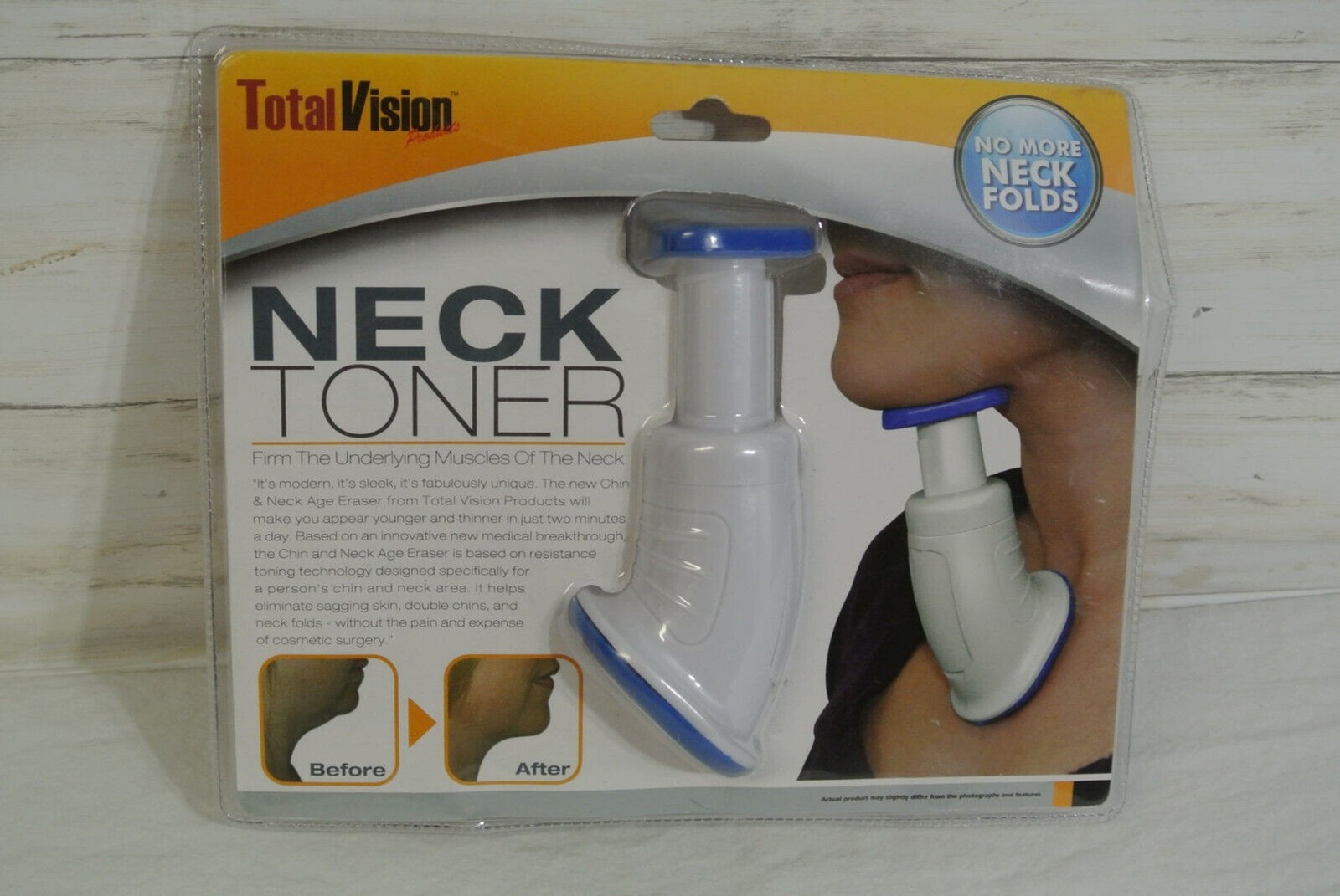 BRAND NEW! TOTAL VISION Neck Toner Chin Age Eraser As seen on On TV Products