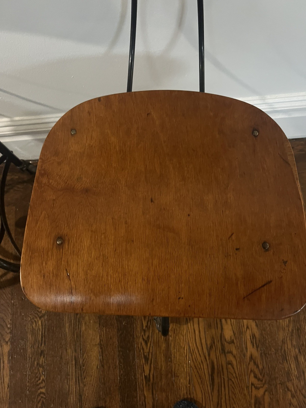 Vintage Industrial Toledo Drafting Stools (pair)