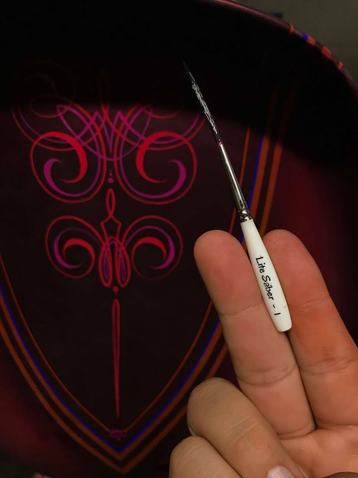 #1 - PREMIUM ""Real Hair"" Pro Series Scrolling & Pinstriping Brush ~ PRO'S KNOW