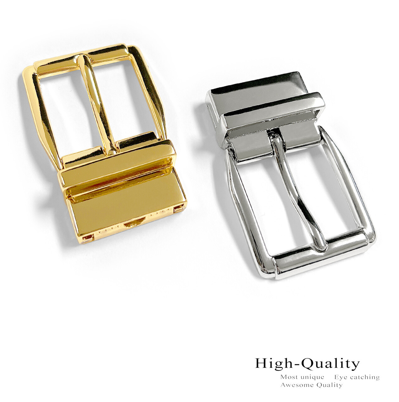 Classic Reversible Buckle Belt Clamp on Buckle fit's 1-1/8"(30mm) Wide strap