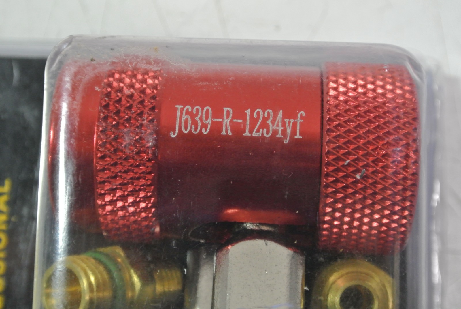 R1234YF Quick Coupler Adapter & 1/4" Flare Fitting, Adjustable HP & LP Connector