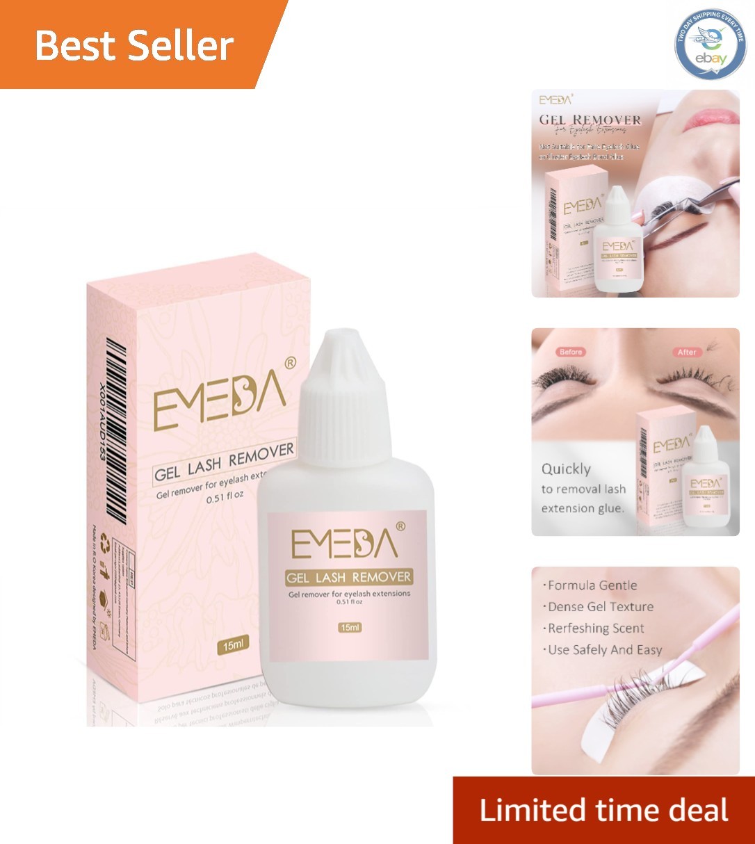 High Viscosity Lash Glue Remover 15ml - Efficient & Effective for Extensions
