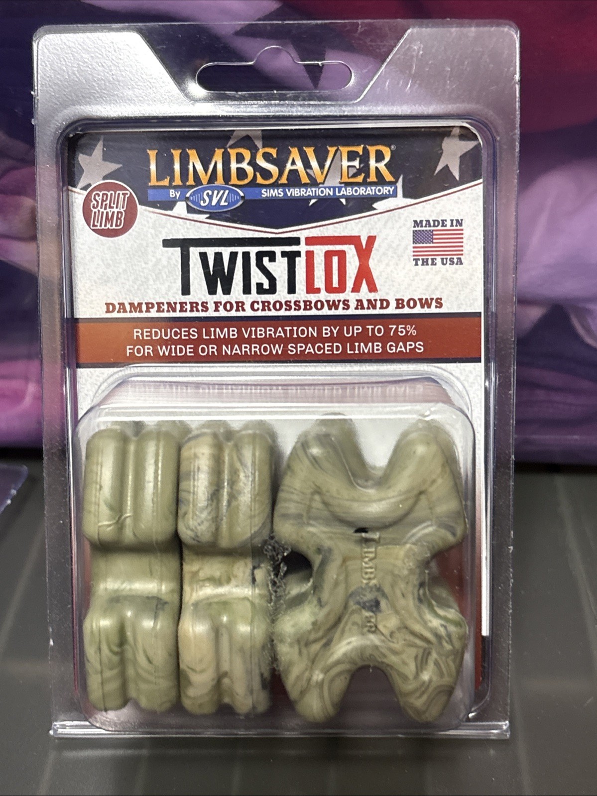 Limbsaver Twistlox Limb Dampeners 4 Pack Crossbow Compound Bow New