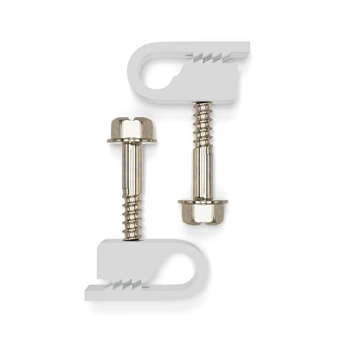 - Single Coaxial Cable Clips, Cat6, Electrical Wire Cable Clip, 10 Pack White